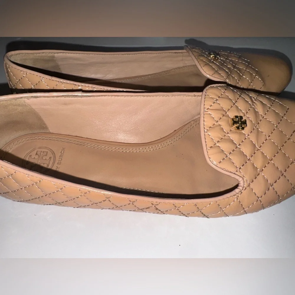 Tory Burch Pale Pink Quilted Loafer Sz 8.5